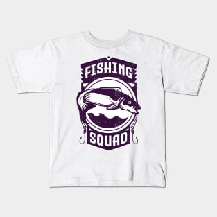 fishing squad Kids T-Shirt